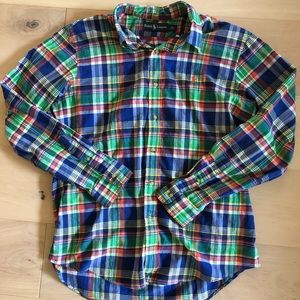 Long Sleeve Plaid Button Down